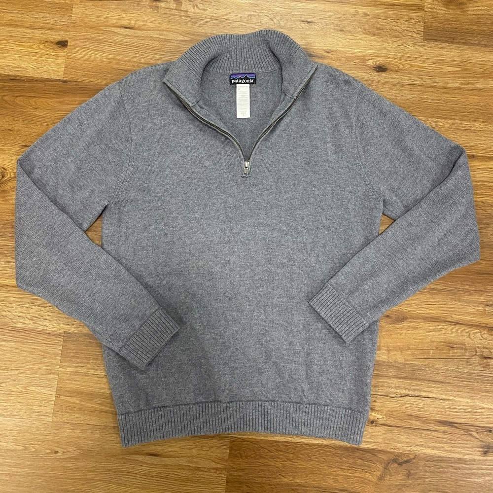 Patagonia knit wool 1/4 zip